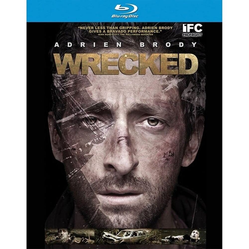 New Sealed BLU-RAY/DVD Movie Wrecked Adrien Brody Oscar Winner